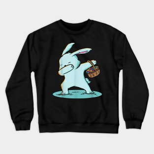 Dabbing Easter Bunny Dab For Boys and Girls Crewneck Sweatshirt
